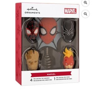 NIB Hallmark Marvel Super Heroes Ornaments Tree Topper